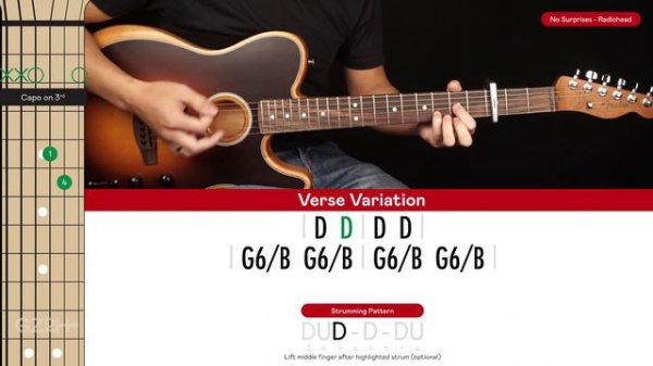 No Surprises Guitar Cover Radiohead 🎸|Tabs + Chords|