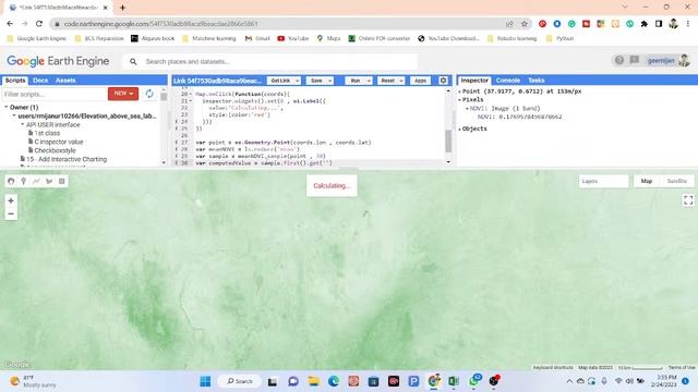 ? Creating a Graphical User Interface with Google Earth Engine web application for NDVI analysis смотреть онлайн