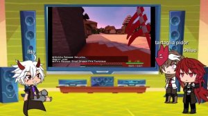 Персонажи Genshin Impact делают реакцию на Сериал Наруто в Minecraft/Gacha life реакция