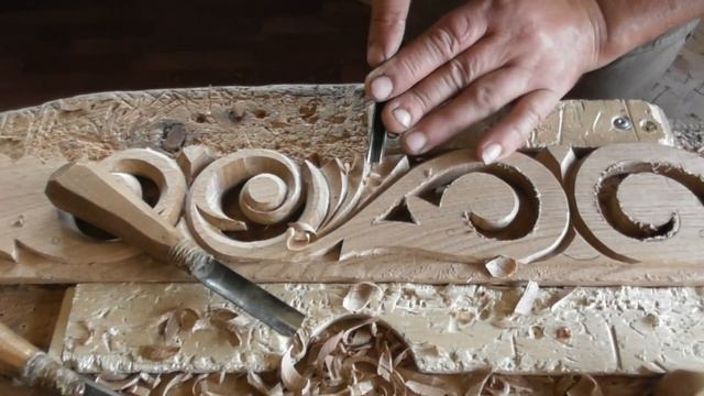 Резьба по дереву Фронтон смотреть онлайн