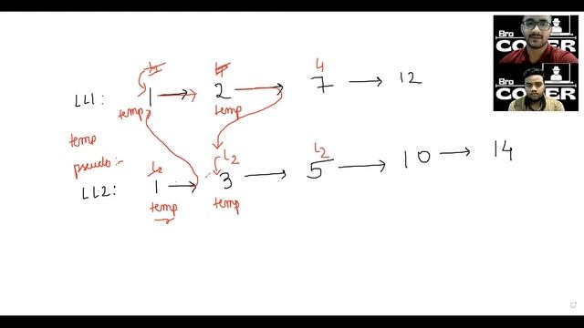 Merge Two Sorted Lists || Linked List 13 || Placement Preparation Series || LeetCode 21 || Easy || смотреть онлайн
