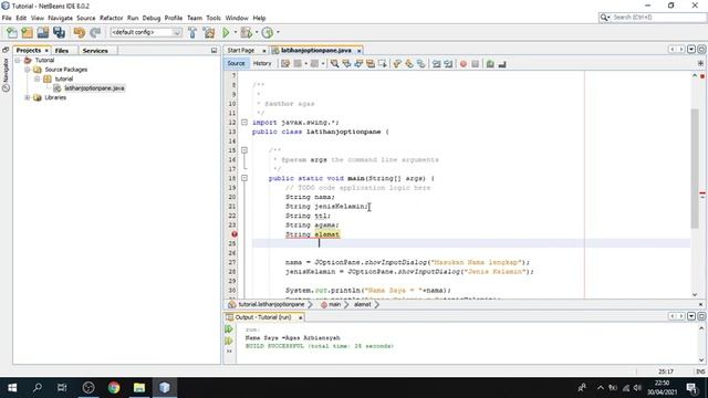 Cara Cepat Input Data Menggunakan JOptionPane Pada Java смотреть онлайн