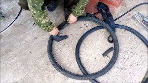 Замена камеры заднего колеса на велосипеде марки Stels