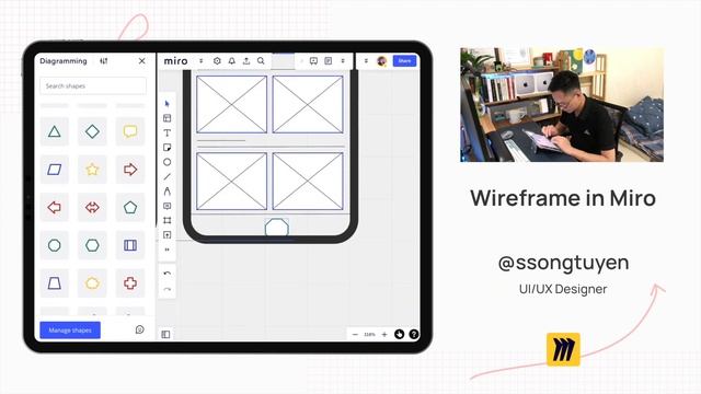 ✍️ Wireframe For Miro ? Convert Paper Wireframe - Digital Wireframe