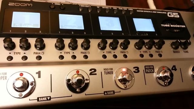 Zoom G5 para guit смотреть онлайн