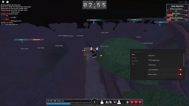 Survive The Killer Script - ChairWare (Autofarm & Kill All & More) смотреть онлайн