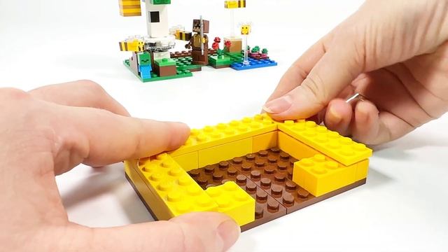 LEGO Minecraft The Bee Cottage 21241 Speed Build & Review смотреть онлайн