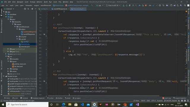 @Field in Retrofit in Hindi in KOTLIN смотреть онлайн
