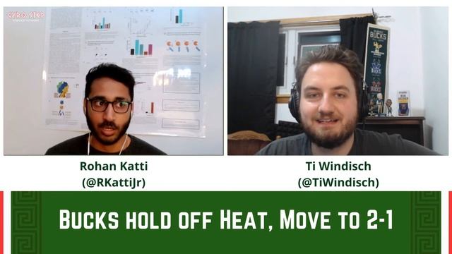 Bucks hold off Heat comeback, move to 2-1 | Gyro Step Podcast смотреть онлайн