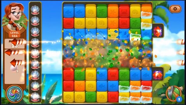 Lost Island Blast Adventure Level 114 - NO BOOSTERS ?️ | SKILLGAMING ✔️ смотреть онлайн