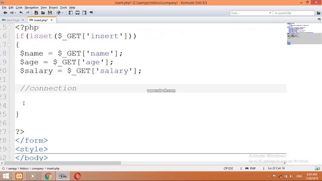 PHP Project Series 1 How to insert data in php in Marathi language смотреть онлайн