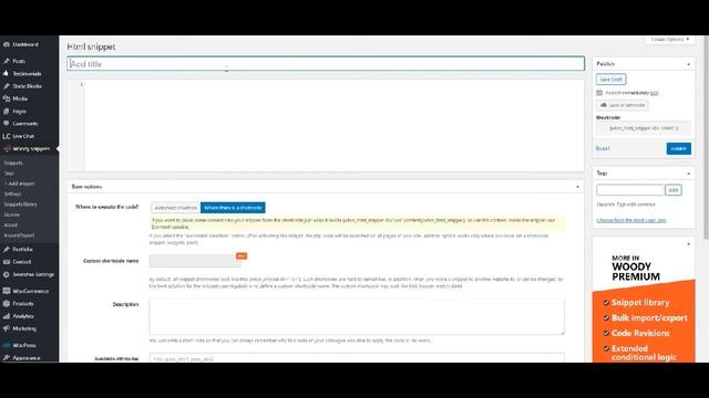 Wordpress How to Insert HTML Code in Header or Footer смотреть онлайн