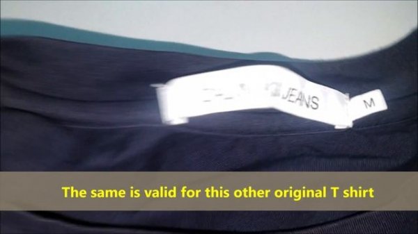 Calvin Klein T shirt real vs fake review. How to spot counterfeit Calvin Klein Jeans shirt