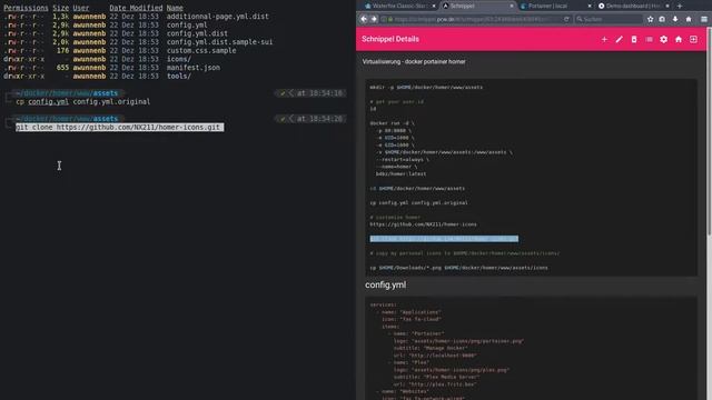Portal im Heimnetz mit Homer, Docker und Portainer смотреть онлайн