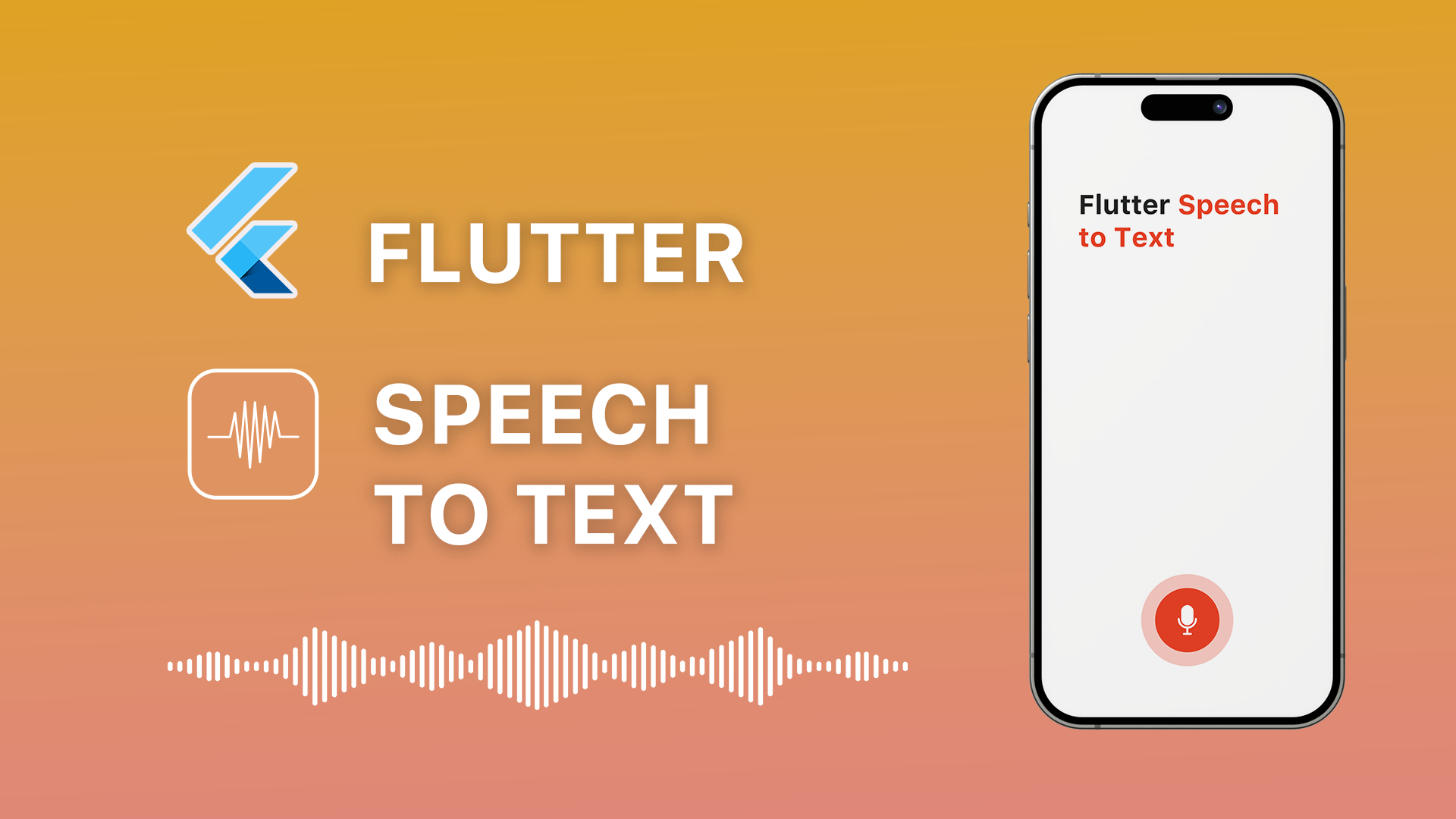 Flutter Speech to Text App Tutorial смотреть онлайн