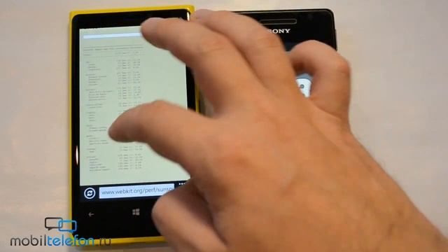 Nokia Lumia 920 vs Sony Xperia V: тест на скорость и сравнение (comparison) смотреть онлайн