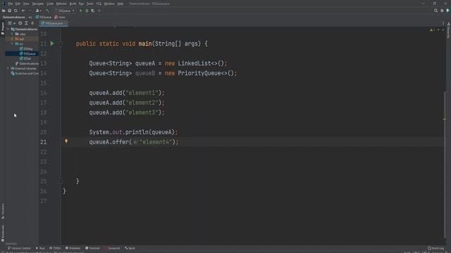 Java - Queue in Java | LinkedList | PriorityQueue | Java Datenstrukturen | Java programmieren lerne смотреть онлайн