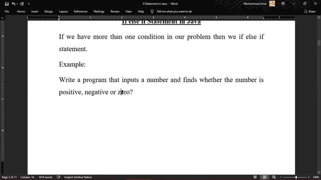 Lec#15 If Else If Statement in Java | Java Programming in Urdu/Hindi смотреть онлайн