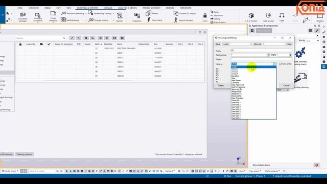 Tekla Extension #8 - Drawing Numbering Tool смотреть онлайн