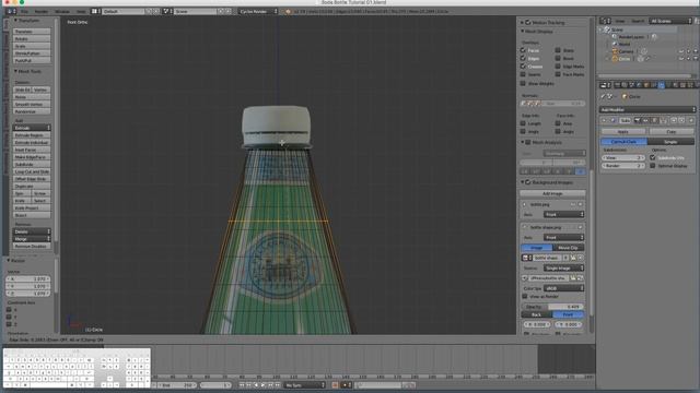 Soda Bottle Blender Tutorial part 1 of 2 – Modeling смотреть онлайн