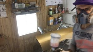 Пробуем краску кенди (тест выкрас на коленке) candy tea Painting