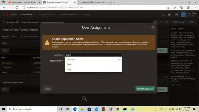 Oracle APEX 21.2 | You are not authorized to view this application смотреть онлайн