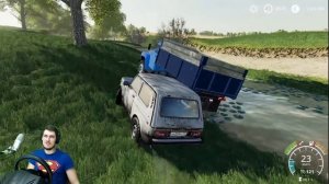 ПЬЯНЫЙ ТРАКТОРИСТ УГНАЛ МАШИНУ С ЗЕРНОМ - ПОГОНЯ ЗА МАШИНОЙ В FARMING SIMULATOR 19