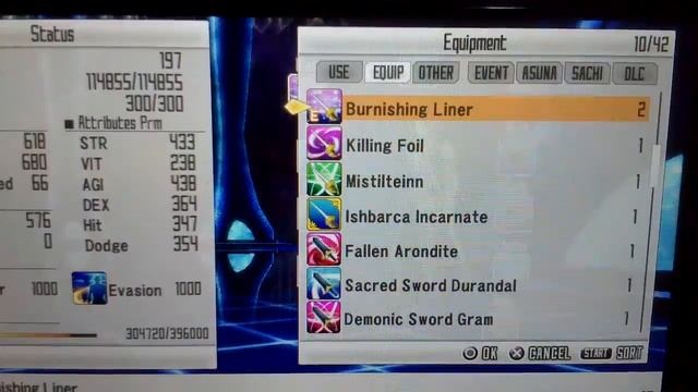 All rare equipments SAO Hollow Fragment смотреть онлайн