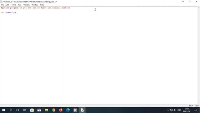 Python program to get the sum of 100 natural number смотреть онлайн