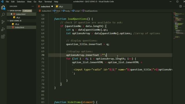 Create a Quiz Using Html JavaScript Bootstrap and Database| Beecoder смотреть онлайн
