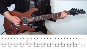 Rammstein - Links 2 3 4 Guitar Riff (with Tabs)
