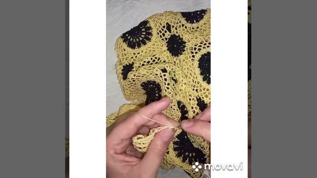 Топ крючком Подсолнух. Вязание крючком. Часть 3. смотреть онлайн