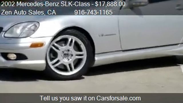 2002 Mercedes-Benz SLK-Class SLK32 AMG SUPERCHARGED - for sa смотреть онлайн