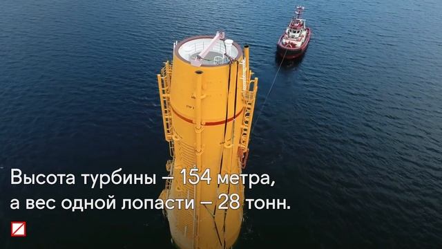 87 ветряков в Ирландском море смотреть онлайн