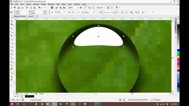 CorelDraw Tutorial how to create water drop effect 2023? смотреть онлайн