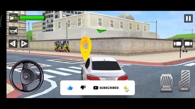 Uber Car City Driving Game - City Taxi Driving 3D Simulator Android Gameplay смотреть онлайн