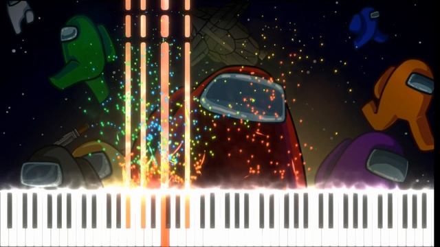 Among us! - Main Theme Piano Tutorial смотреть онлайн
