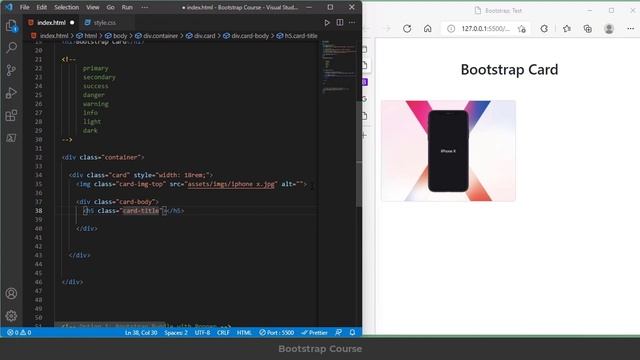 11. Bootstrap Cards | تعلم بوتستراب بالكامل | كورس كامل للمبتدئين Bootstrap 5 смотреть онлайн