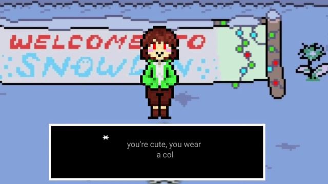 Storyshift Chara Meets Storyswap Asriel (sprite Animation)