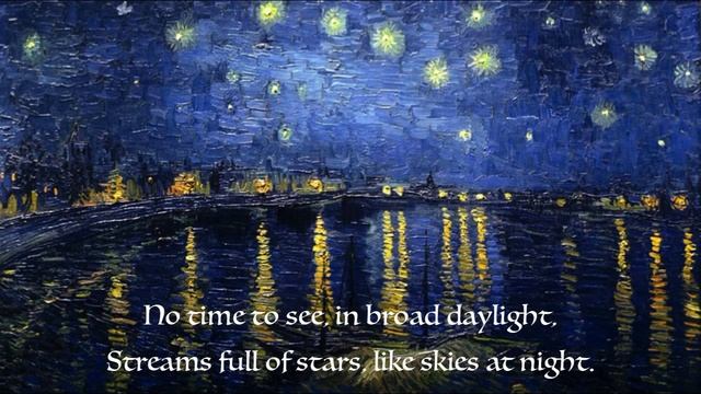 Leisure a poem by William Henry Davies смотреть онлайн