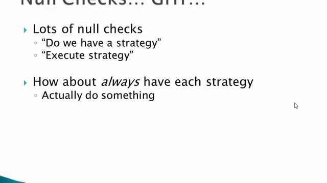 Design Patterns Session 5 (Template Method, Strategy, Null Object) смотреть онлайн