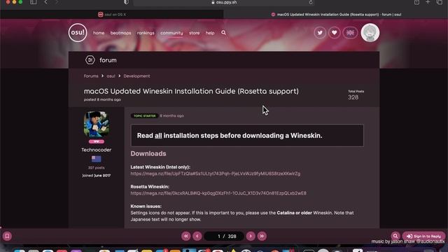 How To Download Osu! on MAC? Quick Tutorial смотреть онлайн