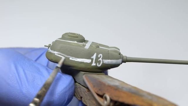 Tiny 1/100 scale IS-2 Heavy Tank Painting Tutorial, Part 1/2 смотреть онлайн