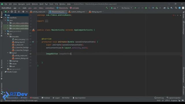 Android Custom Stylish Alert Dialog With Example - Android Studio Tutorial смотреть онлайн