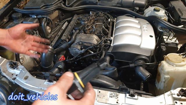 Mercedes w210 E220 CDI All the Air Sensor Cleaning MAP  MAF  IAT