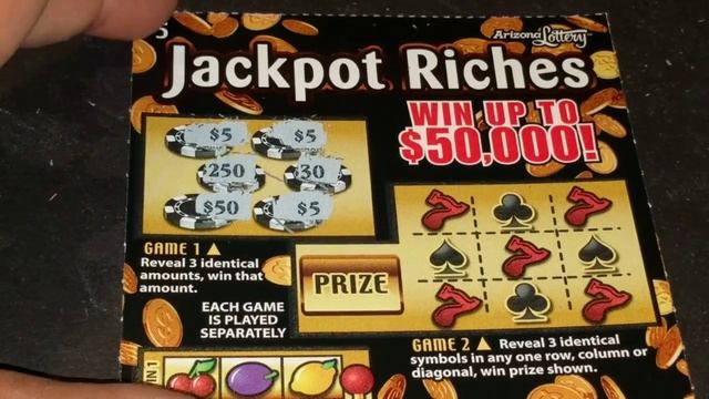 2x $5 Jackpot Riches!!! Love these Multi Game Tix! смотреть онлайн