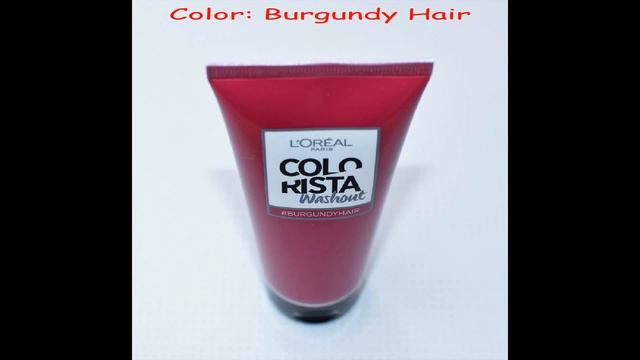 Coloración Temporal Burgundy Hair, L'Oreal Paris Colorista Washout смотреть онлайн