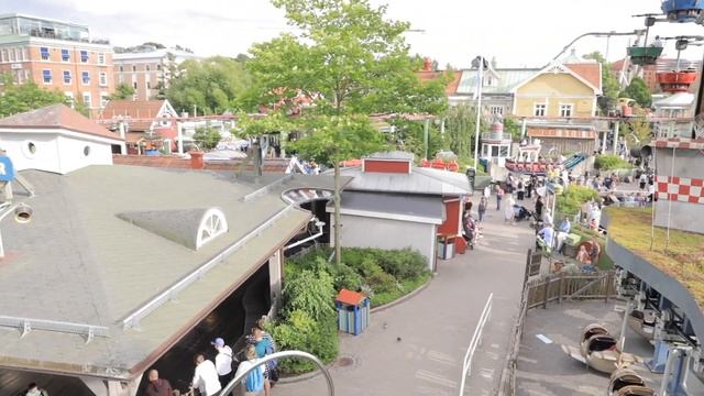 Liseberg Gothenburg, Sweden Turist attractions HD 1080p смотреть онлайн