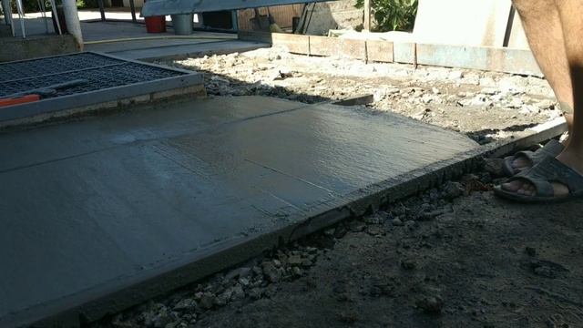 Бетонная стяжка во дворе. Все секреты и тонкости