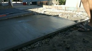 Бетонная стяжка во дворе. Все секреты и тонкости